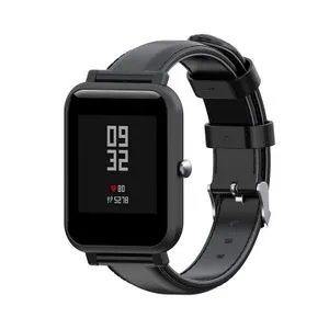 حزام من الجلد 20 ملم لـ Huami Amazfit Bip Lite / GTS / GTR 42mm