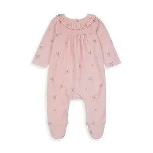 Mothercare Pink Velour All In One
