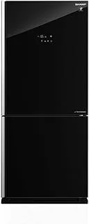 SHARP Fridge Inverter Digital, Bottom Freezer, 558 Liter, Black SJ-GV73J-BK