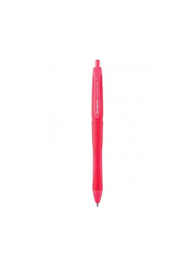 Serve Gel Pen Needle Tip Berry-Burgundy