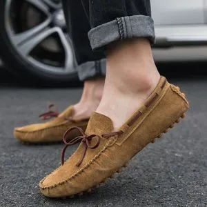 Flangesio EUR 38-47 New Arrival Men Shoes Casual Moccasins Men Loafers High Quality Full Grain Leather Shoes