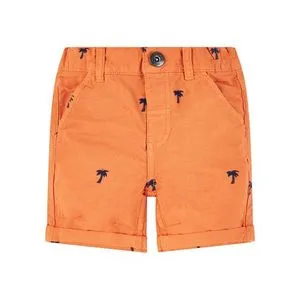 Mothercare Orange Palm Tree Embroidered Shorts - Orange