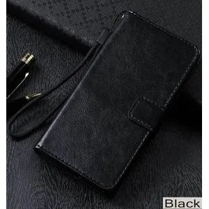 Flip Case For Nokia 1 2 3 5 6 7 8 2.1 3.1 5.1 6.1 7.1 Plus Cover Pu Leather Wallet Coque For Nokia6 Nokia1 Nokia2 Phone Case(Black)