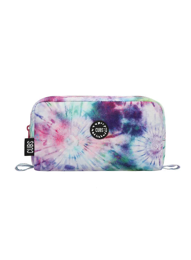 CUBS Cubs Junior Lavander Tie Dye MultiColor Pencil Case