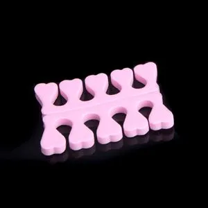 2pcs Toe Separators Finger Foot Sponge Soft Gel UV Tools