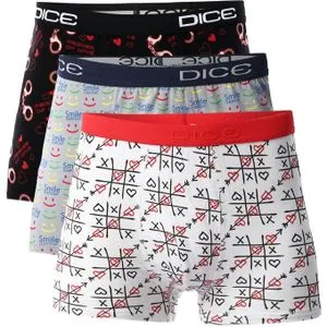 Dice - Bundle Of (3) Printed Boxers For Men & Boys