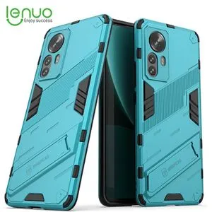 Lenuo for Xiaomi 12 Pro Punk Bracket Phone Case