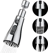 Cooltens Kitchen Tap Spray Head FM22 M24 Tap Aerator 360° Swivel Faucet Sprayer Attachment Tap Extender for Kitchen Sink G1/2 Kitchen Taps with 3 Modes Spray Tap Adapter Kitchen Sink Taps