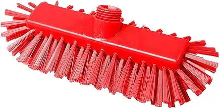 Maya Deck Scrub w/side Filaments Stiff ( 285 x 120 mm ) Red 40154