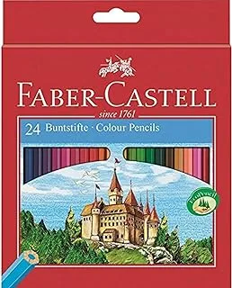 Faber Castell 24 Bright Pencils, Multi Colour.