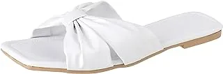 37 EU, white, sway slippers