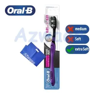 ORAL-B ULTRATHIN SENSITIVE Black Extra Soft40, 0.01mm + Azwaaa Bag