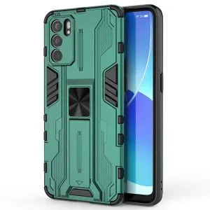 OPPO Reno 6 Case, Dual Layer PC Back TPU Bumper Hybrid No-Slip Shockproof Cover For OPPO Reno 6