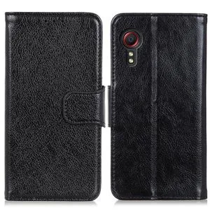 For Samsung Galaxy Xcover 5 Leather Case (Black)