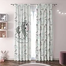 Shatta Fabrics and Curtains Kids Unicorns Code-79 Double Sided Strip