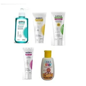 Alba Pharma Clear 200 Ml Night Cream 30 Gm Azha  Whitening  Sun Protection Cream 30 Gm Eye Contour Cream 15 Gm TOLA  Baby Shampoo 80 Ml