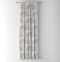 Abstract Art Print Shatta Curtain Code-237 Single Side Stripe