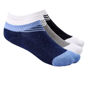 Activ Bundel Of 3 Ankel Boys Socks - Navy Blue, Denim Blue& Grey