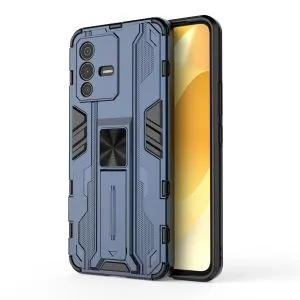 Vivo S12 Case , LaimTop Dual Layer Rugged Grade Heavy Duty Armor Shockproof Anti-Drop ?with Built-in Kickstand For Vivo S12