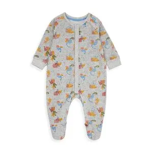 Mothercare Dinosaur Velour All In One