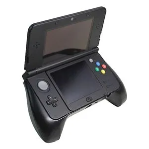 Hiamok مقبض يد أسود Joypad حافظة حامل حامل بلاستيكي لجهاز Nintendo 3DS الجديد