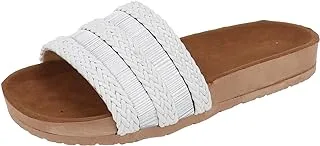 38 EU, white, sway slippers