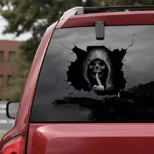 Sun Protection Car Sticker Halloween Theme For Deco Any Smooth Surface