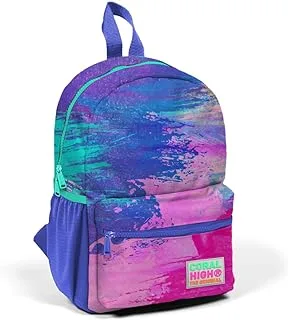 Coral High Kids Two Compartment Small Nest Backpack - Colorful Airbrush Pattern