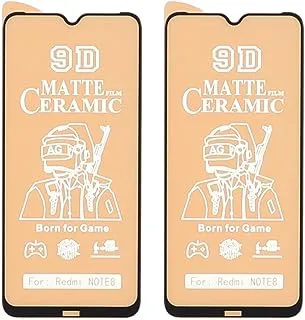 Generic Ceramic 9D Non breakable Screen Protector With Anti Fingerprint And Black Edges For Xiaomi Redmi Note 8 6.3