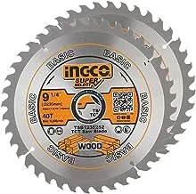 INGCO Set of 2 cutting discs for wood 9 1/4