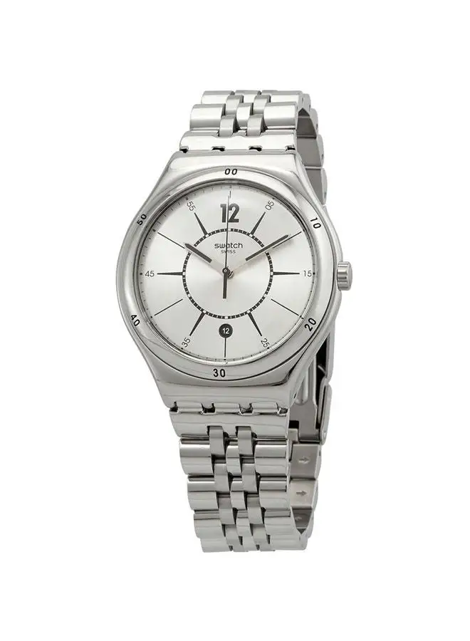 Swatch Stainless Steel Analog Watch YWS406G