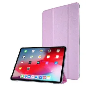 Silk Texture Horizontal Flip Magnetic PU Leather Case For IPad Air (2020) 10.9(Light Purple)