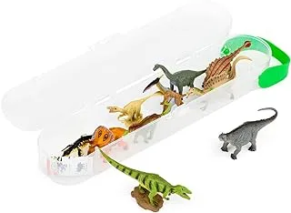 Collecta Box of Mini Dinosaurs 2 - Clear Plastic Tube Includes 10 Mini Dino Replicas