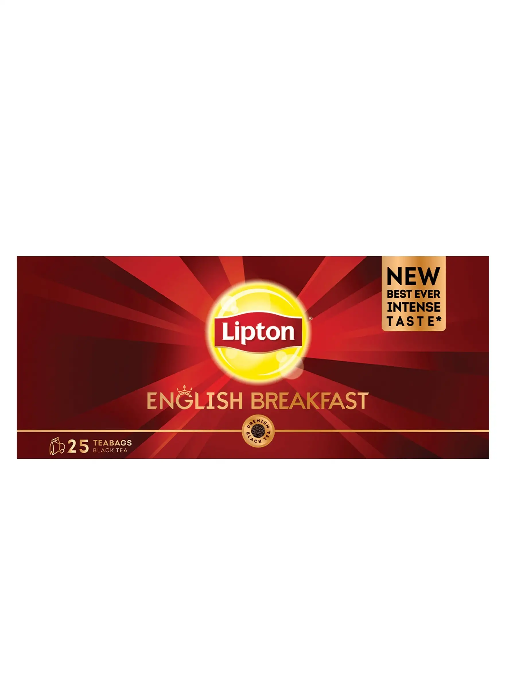 Lipton Black Tea English Breakfast For Bold Taste & Intense Aroma 25 Teabags