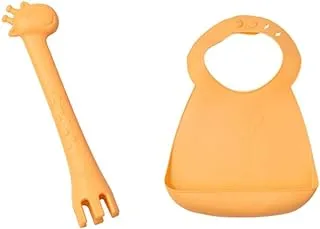 Wee Baby Prime (Silicone Bib + Silicone 2 side spoon and fork)