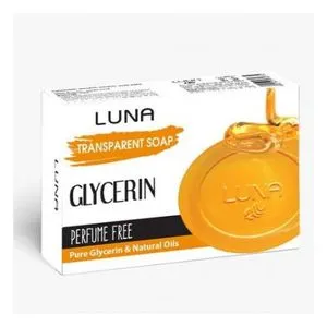 Luna Transparent Glycerin Soap - 72 Gm