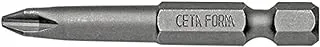 Ceta Form C-PLUS Phillips Screwdriver (Extra Long Shaft) PH1×300 mm - Silver