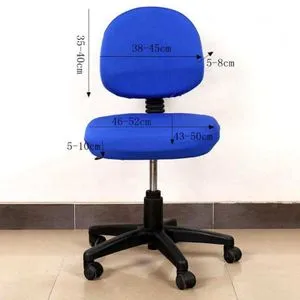 Stretch Soft Swivel Chair Slipcover Office Computer Chair Covers