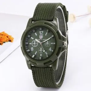 General Men's Quartz Watch Men Luxury Watch Man Wristwatches-Green