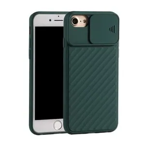 For IPhone SE (2020) TPU Case(Dark Green)