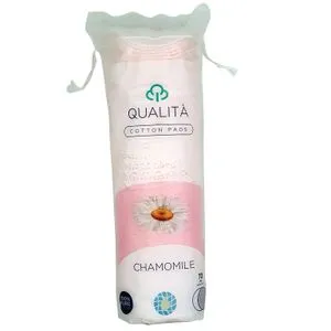 Qualita Double-Face Cotton Pads - Chamomile  - 70 Pcs