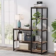 Home Gallery Ladder Corner Bookshelves 8 Shelves 100x145x40 Brown