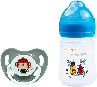 La frutta wide neck gift set 3(wide neck bottle 150ml & orthodontic pacifier 0-6)