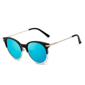 VEITHDIA Sunglasses Original VEITHDIA Polarized Unisex UV400 Full Set - Blue