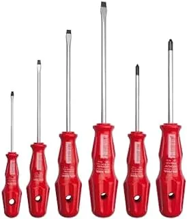 Ceta Form TOREX Screwdriver Set Of 6 Pieces Slotted/Phillips - Silver