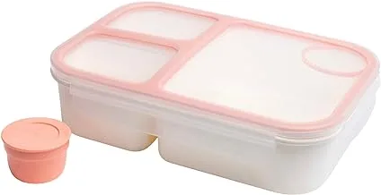 LocknLock divided lunch box 1.5L (Pink)