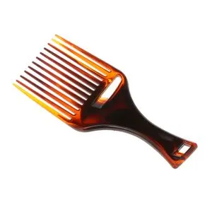 Plastic Hair Comb Insert Afro Hair Pick Comb Hair Fork Comb