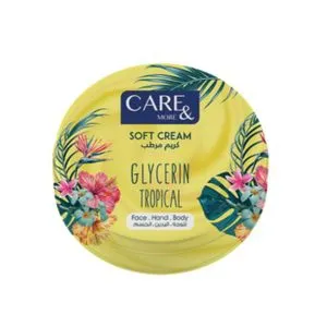 Care & More Soft Cream With Glycerin Tropical - 75 ML