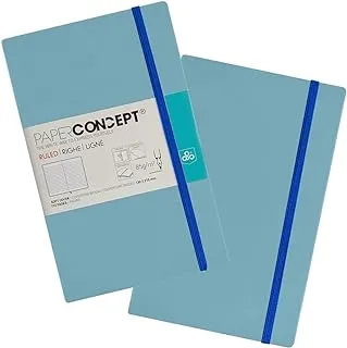 OPP PAPER CONCEPT 13 x 21 cm Soft Cover Executive Notebook - Paste Colors - Turqoise