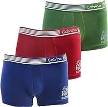 Calvino Men Set Of 3 Pieces Low Waist Boxer Base Layer Bottom